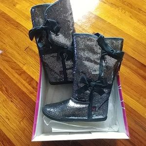 Glitter boots